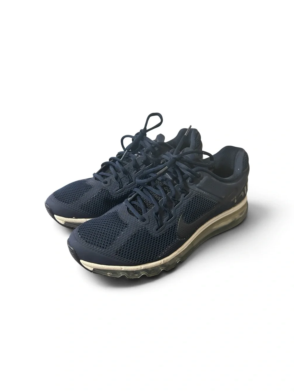 Nike Air Max Men's Navy Mesh Running Sneakers
